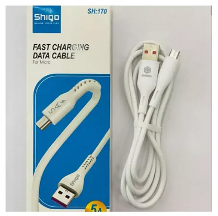 کابل تبدیل USB به Micro شیگو مدل SH170 طول 1 متر
