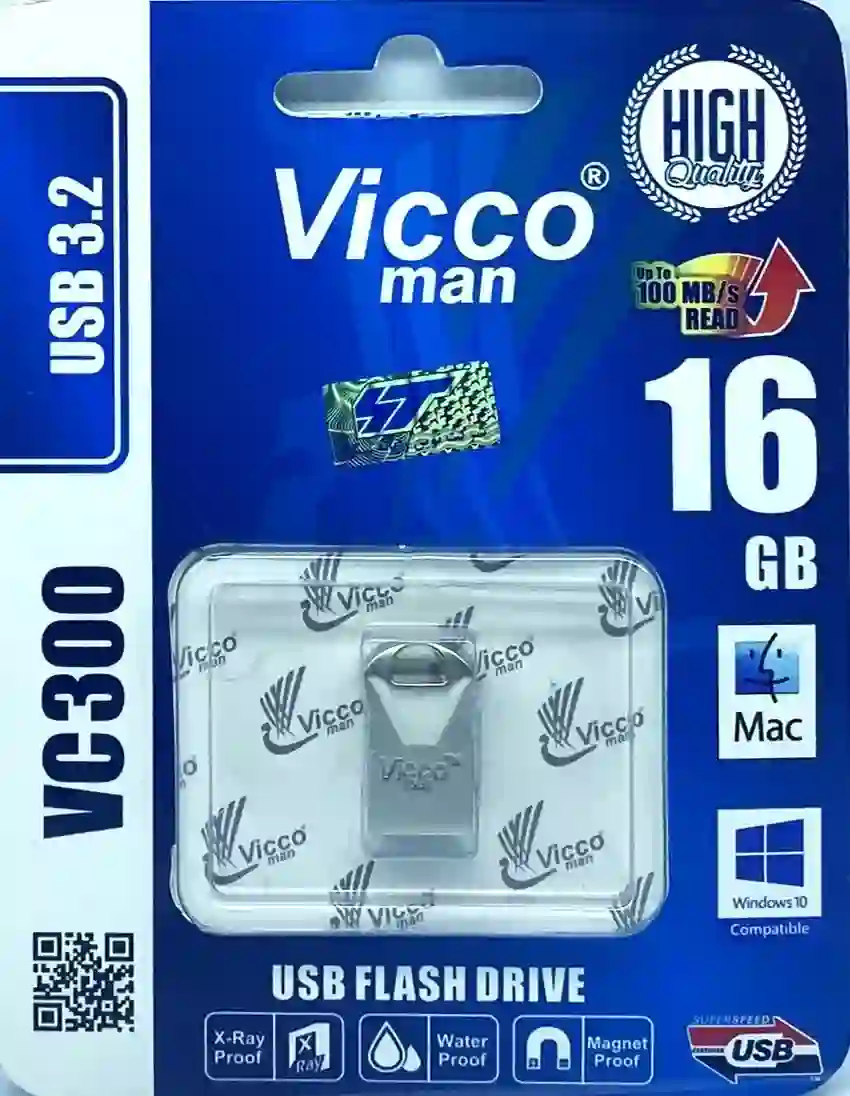فلش مموری ویکومن 16 گیگابایت USB 3.2 مدل VC300