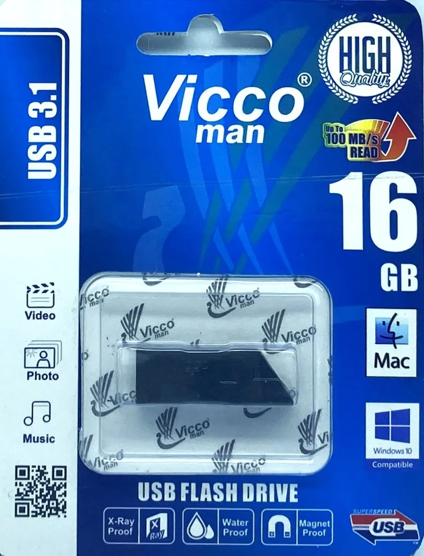 فلش مموری ویکومن 16 گیگابایت USB 3.2 مدل VC300