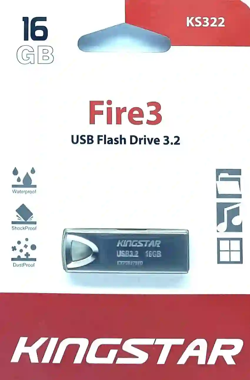 فلش مموری کینگ استار Fire3 16 گیگ USB 3.2 نمای کلی