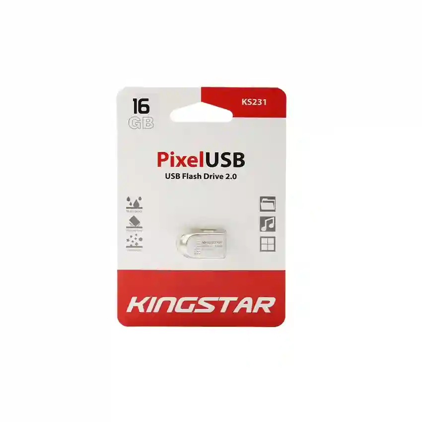فلش مموری 16 گیگ کینگ استار PixelUSB KS231 نمای کلی